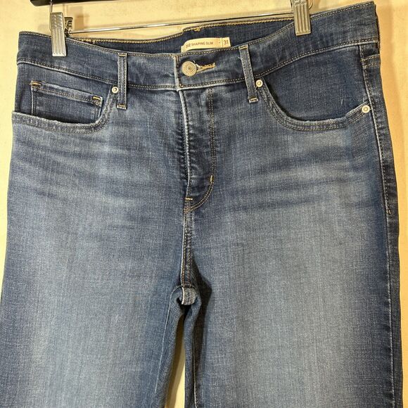 Levi's Women's 312 Shaping Slim Jeans 31 Regular Lapis Breeze - Medium Indigo - Picture 2 of 5
